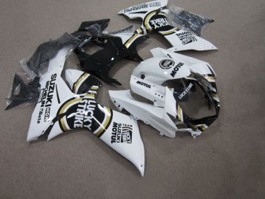 Blanco Lucky Strike Negro Motul Carenado Suzuki GSXR 750 K11 11-21