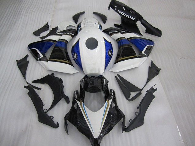 Blanco Negro Azul Carenado Honda CBR 1000 RR 08-11 Blanco Negro Azul Carenado Honda CBR 1000 RR 08-11