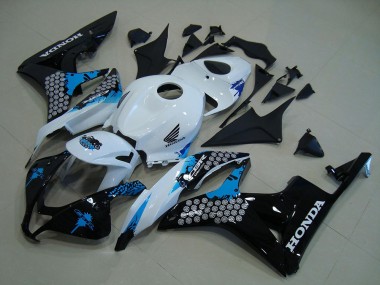 Blanco Negro Azul Carenado Honda CBR 600 RR 07-08
