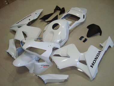 Blanco Negro Calcomanía Carenado Honda CBR 600 RR 03-04