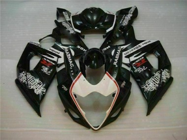 Blanco Negro Kit Carenado Suzuki GSXR 1000 K5 05-06