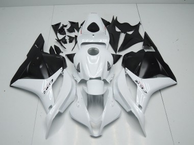 Blanco Negro Mate Carenado Honda CBR 600 RR 09-12