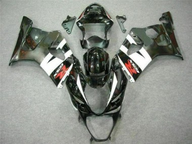 Blanco Negro Plástico Suzuki GSXR 1000 K3 03-04