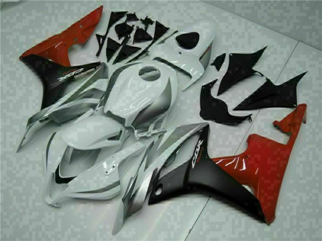 Blanco Negro Rojo ABS Plástico Honda CBR 600 RR 07-08