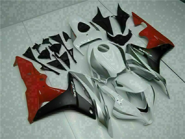 Blanco Negro Rojo ABS Plástico Honda CBR 600 RR 07-08