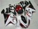 Blanco Negro Rojo Carenado Kawasaki ZX6R 07-08 Blanco Negro Rojo Carenado Kawasaki ZX6R 07-08