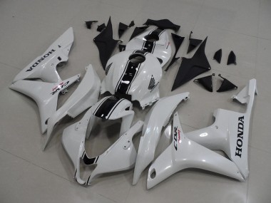 Blanco Perla con Negro Raya Carenado Honda CBR 600 RR 07-08