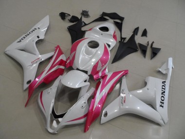 Blanco Perla con Rosa Carenado Honda CBR 600 RR 07-08