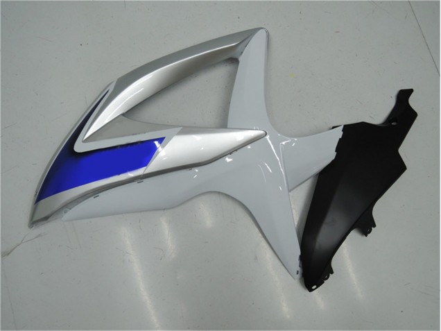 Blanco Plata Azul Carenado Suzuki GSXR 600 / 750 K8 08-10 Blanco Plata Azul Carenado Suzuki GSXR 600 / 750 K8 08-10