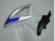 Blanco Plata Azul Carenado Suzuki GSXR 600 / 750 K8 08-10 Blanco Plata Azul Carenado Suzuki GSXR 600 / 750 K8 08-10