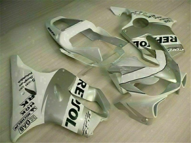 Blanco Plata Carenado Honda CBR 600 F4i 01-03 Blanco Plata Carenado Honda CBR 600 F4i 01-03