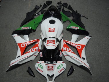 Blanco Rojo MORELLATO San Carlo Carenado Honda CBR 600 RR 07-08