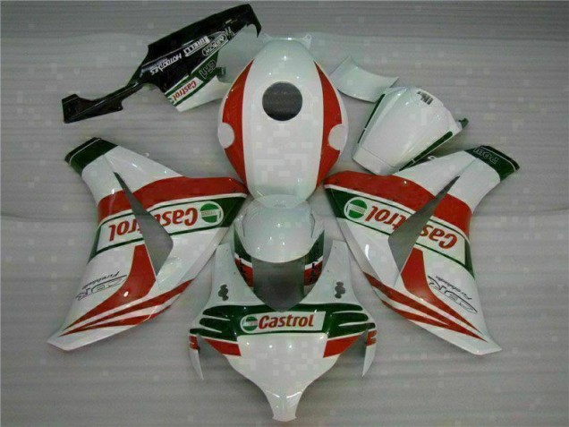Blanco Rojo Plástica Honda CBR 1000 RR 08-11 Blanco Rojo Plástica Honda CBR 1000 RR 08-11