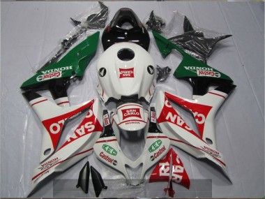 Blanco Rojo Verde San Carlo Castrol Carenado Honda CBR 600 RR 07-08