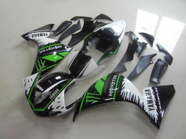 Blanco Verde Monster Carenado Yamaha R1 12-14
