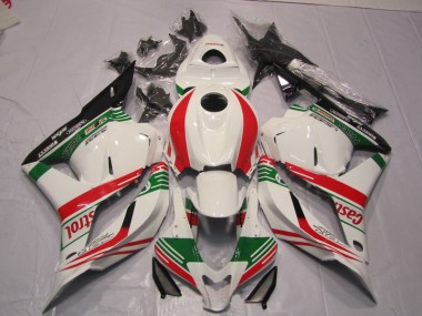 Blanco Verde Rojo Carenado Honda CBR 600 RR 09-12
