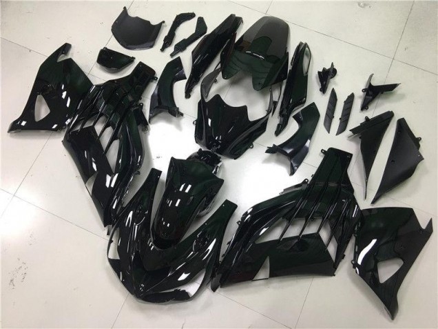 Brillante Negro Carrocería Kawasaki ZX14R ZZR 1400 12-21 Brillante Negro Carrocería Kawasaki ZX14R ZZR 1400 12-21