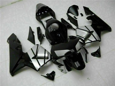 Brillante Negro Kits Completo Carenado ABS Honda CBR 600 RR 03-04