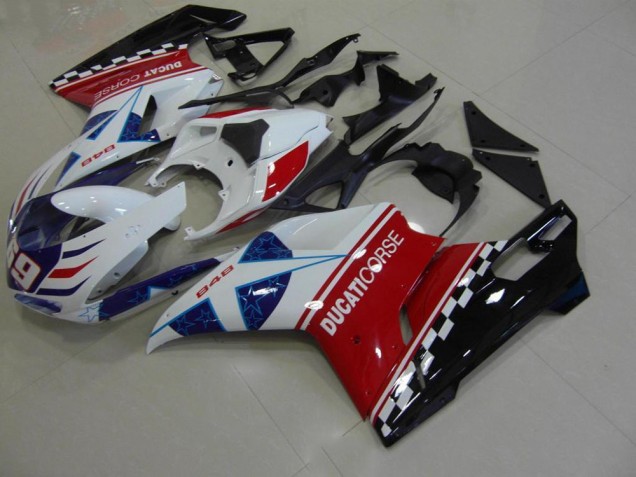 Estrella Inyección Kits Carenado Ducati 848 1098 1198 07-14