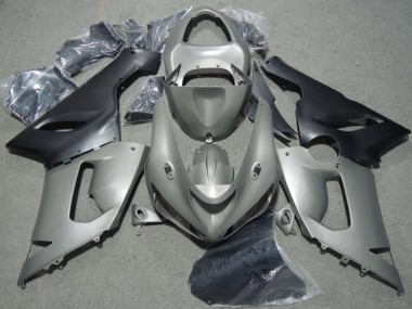 Gris Negro Carenado Kawasaki ZX6R 05-06