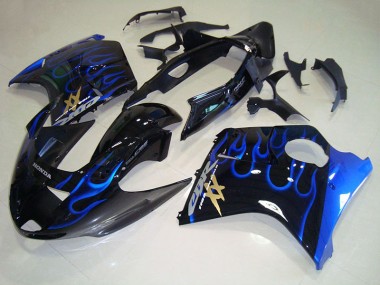 Llama azul negra Carenado Honda CBR 1100 XX Blackbird 96-07
