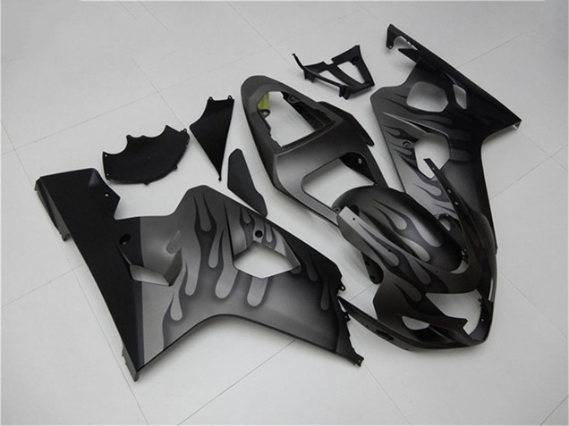Carenados Moto Suzuki GSXR 600/750 2004-2005 - Gris Negro Llama