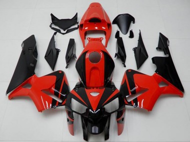 Carenados ABS Honda CBR600RR 2005-2006 - Rojo Negro