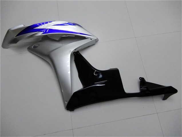 Carenados Moto Honda CBR600RR 2007-2008 - Plata Azul Negro Brillante OEM Estilo