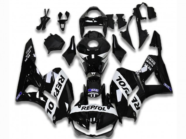 Carenados Moto Honda CBR600RR 2013-2023 - Negro Brillante Blanco Repsol