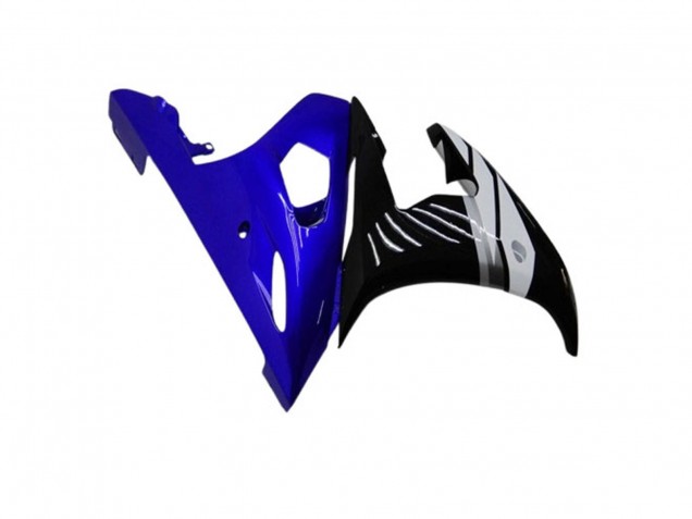 Carenados Moto Yamaha YZF R6 2003-2004 - Azul Blanco Negro Brillante