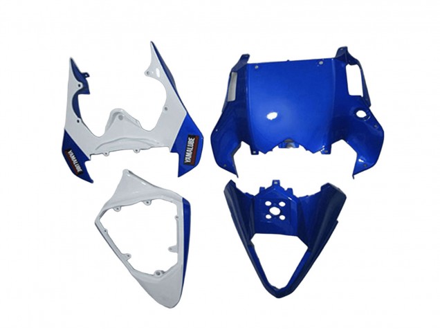 Carenados Moto Yamaha YZF R6 2008-2016 - Blanco Azul Negro Mate Yamalube