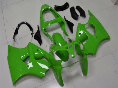 Carenados Moto Kawasaki ZX6R 2000-2002 - Verde Negro