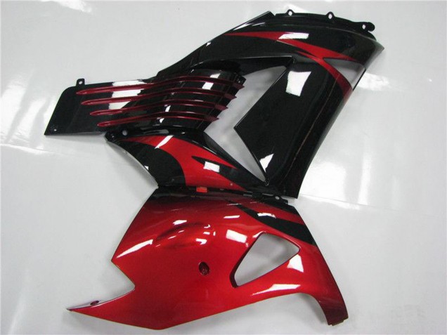 Carenados Moto Kawasaki ZX14R ZZR1400 2006-2011 - Rojo Negro