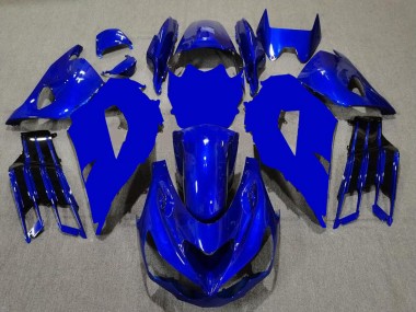 Carenados Moto Kawasaki ZX14R ZZR1400 2012-2024 - Azul Negro