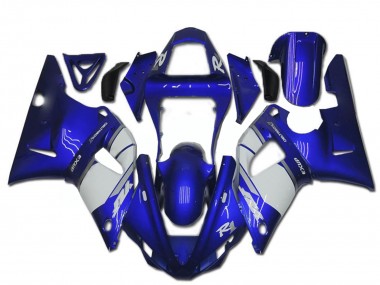 Carenado Moto Yamaha YZF R1 2000-2001 - Azul Blanco