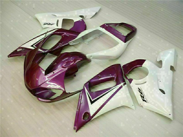 Carenados Moto Yamaha YZF R6 1998-2002 - Blanco Púrpura