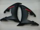 Carenados Moto Yamaha YZF R6 2003-2004 - Negro Brillante Negro Mate Rojo Calcomanías
