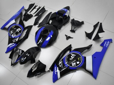 Carenado Moto Yamaha YZF R6 2008-2016 - Blanco Azul Negro Brillante