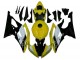 Carenados Moto Yamaha YZF R6 2008-2016 - Amarillo Blanco Negro Brillante