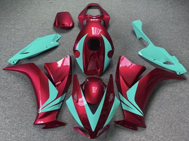Carenados Moto Honda CBR1000RR 2012-2016 - Rojo Azul Verdoso