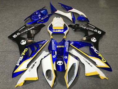 Carenados Moto Honda CBR1000RR 2012-2016 - Blanco Azul Amarillo Negro Brillante OroBet