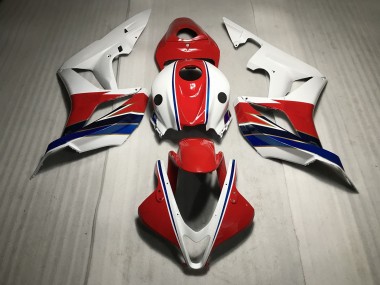 Carenados Moto Honda CBR600RR 2007-2008 - Blanco Rojo Azul Oscuro Negro OEM Estilo