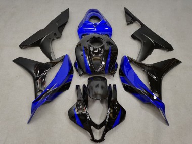 Carenado Moto Honda CBR600RR 2007-2008 - Azul Negro Brillante