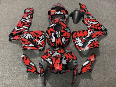 Carenados Moto Honda CBR600RR 2005-2006 - Camouflage Rojo