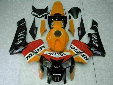 Carenados Moto Honda CBR600RR 2005-2006 - Naranja Blanco Rojo Negro Repsol