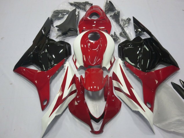 Carenados Moto Honda CBR600RR 2009-2012 - Blanco Rojo Negro Brillante OEM Estilo