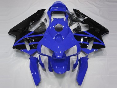 Carenados Moto Honda CBR600RR 2003-2004 - Azul Negro Brillante Raya