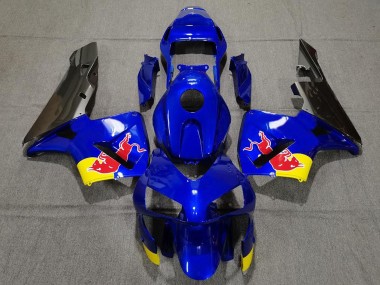 Carenados Moto Honda CBR600RR 2003-2004 - Azul Amarillo Negro Brillante Rojo Bull