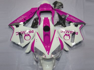 Carenados Moto Honda CBR600RR 2003-2004 - Blanco Rosa Pramac