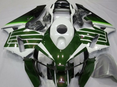 Carenados Moto Honda CBR600RR 2003-2004 - Blanco Verde Fade